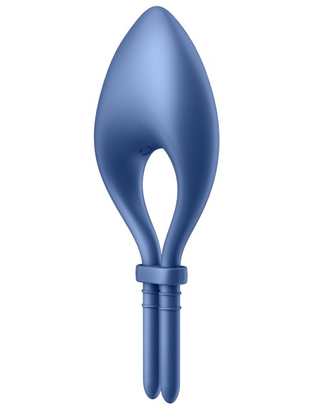 Cockring vibrant connecté Bullseye Satisfyer Bleu
