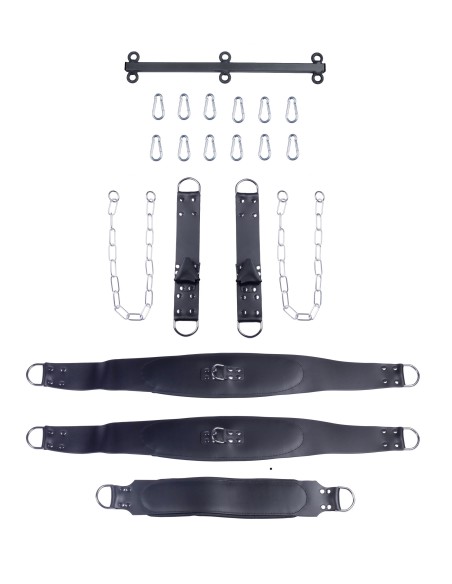 Balançoire en cuir FISFUKR - Kit complet