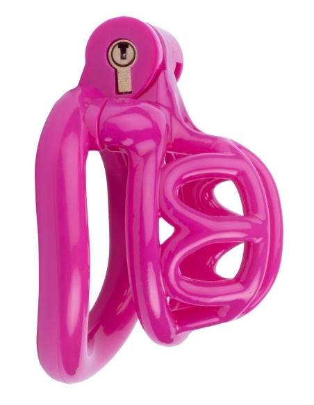 Cage de chasteté courte Lyfy 4 x 3.3cm Rose