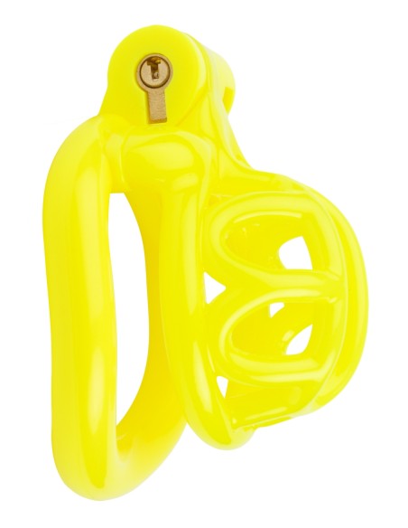 Cage de chasteté courte Lyfy 4 x 3.3cm Jaune