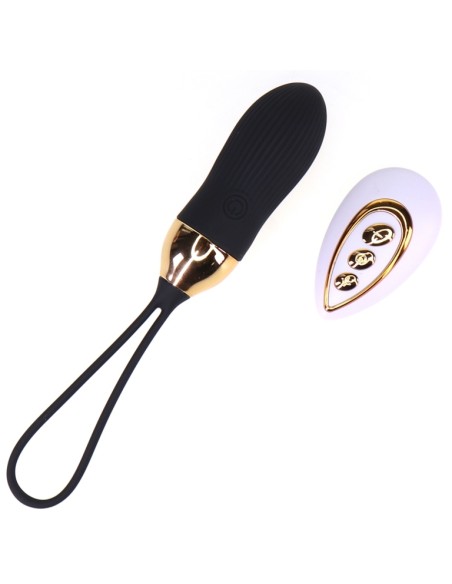 Oeuf vibrant Stripe Sex 8.5 x 3cm Noir