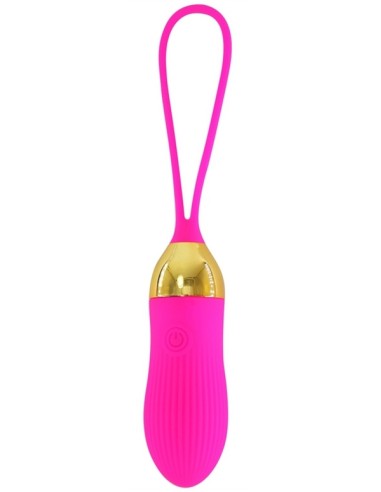 Oeuf vibrant Stripe Sex 8.5 x 3cm Fuchsia