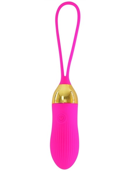 Oeuf vibrant Stripe Sex 8.5 x 3cm Fuchsia