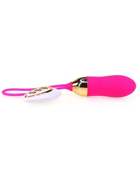 Oeuf vibrant Stripe Sex 8.5 x 3cm Fuchsia