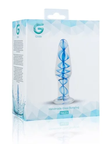 Plug en Verre n° 23 - 10.5 x 3.2 cm