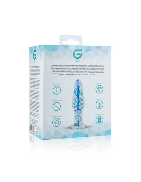 Plug en Verre n° 23 - 10.5 x 3.2 cm