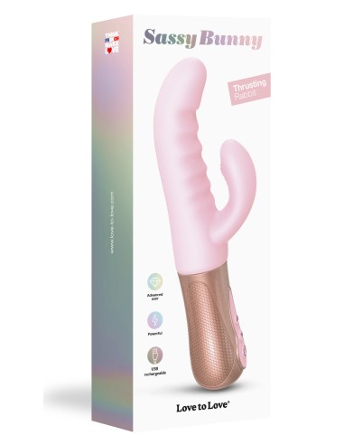 Vibro Rabbit Sassy Bunny Love to Love 23cm Rose