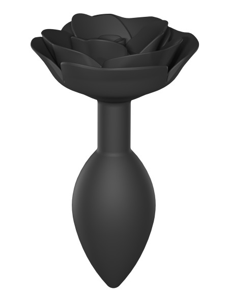 Plug anal bijou Open Roses L 9 x 3.8cm Noir Plug anal bijou Open Roses L 9 x 3.8cm Noir