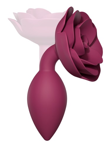 Plug anal bijou Open Roses M 8 x 3.3cm Rose