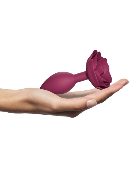 Plug anal bijou Open Roses M 8 x 3.3cm Rose