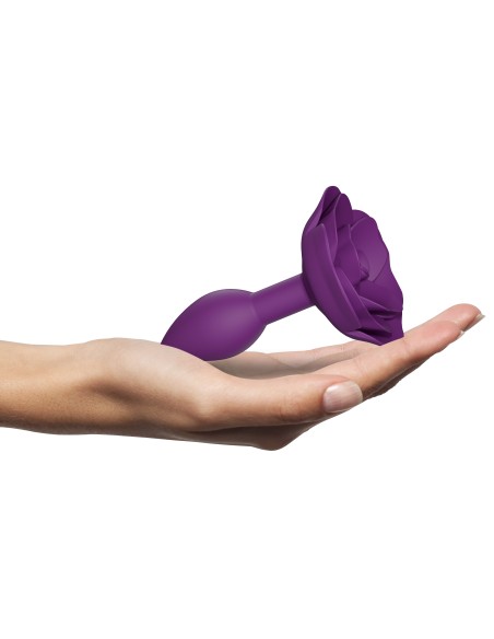 Plug anal Bijou Open Roses S 8 x 2.9cm Violet