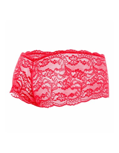 Boxer sexy Dentelle LACE MoB Rouge