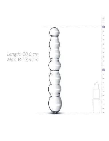 Dildo en Verre n° 19 - 20 x 3.2 cm