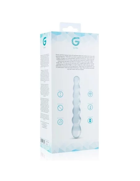 Dildo en Verre n° 19 - 20 x 3.2 cm