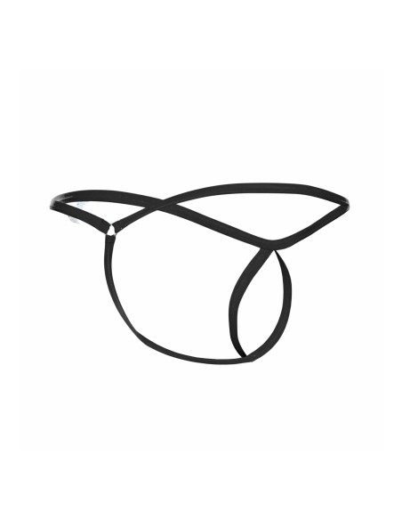Mini Thong TEAR DROP Noir - String - 2