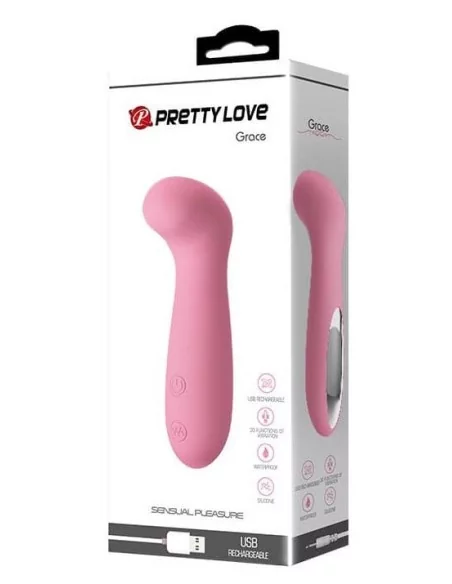 Stimulateur clitoridien rose Grace Stimulateur clitoridien rose Grace