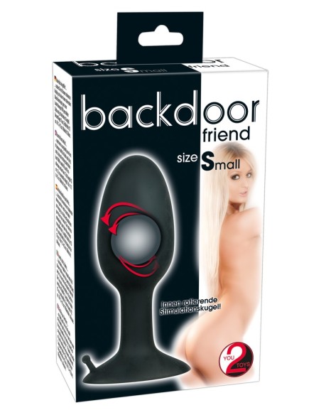 Plug avec bille Backdoor S 7 x 2.8cm Plug avec bille Backdoor S 7 x 2.8cm
