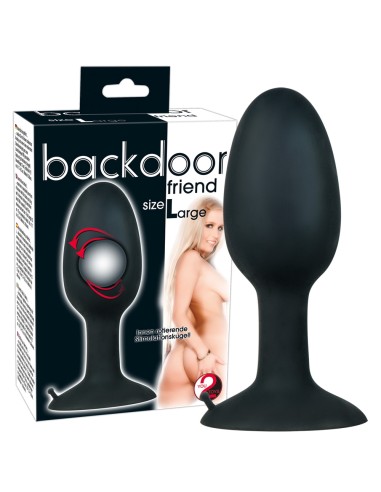 Plug avec bille Backdoor L 10.5 x 4.2cm