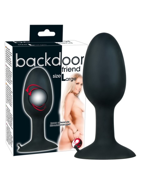 Plug avec bille Backdoor L 10.5 x 4.2cm