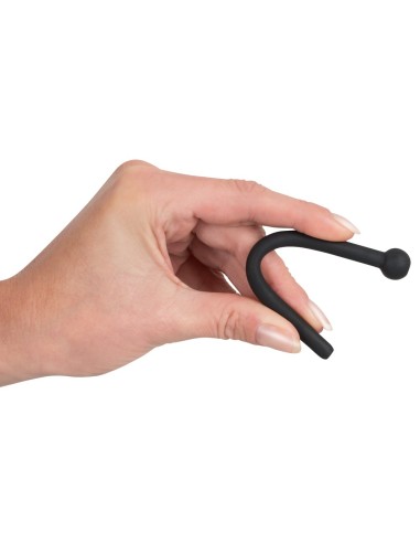 Plug d'urètre percé Piss Play 10.5cm - Diamètre 7mm