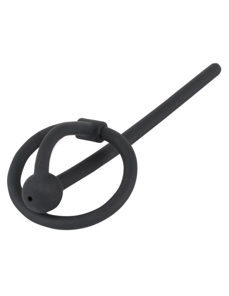 Plug d'urètre percé Ring Play 10.5cm - Diamètre 6mm