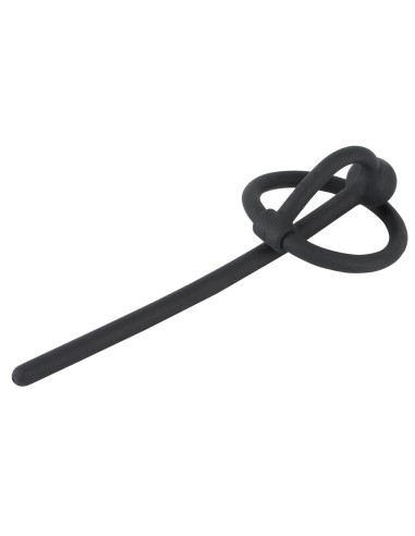 Plug d'urètre percé Ring Play 10.5cm - Diamètre 6mm