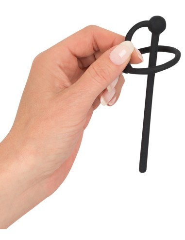 Plug d'urètre percé Ring Play 10.5cm - Diamètre 6mm