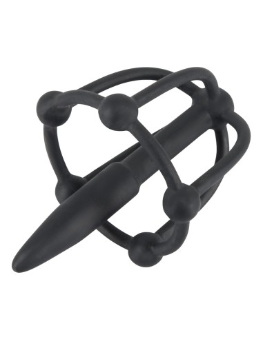 Plug Penis silicone Cage Glans 5cm - Diamètre 8mm