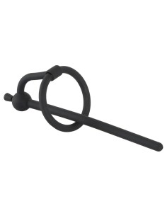 Plug d'urètre percé Play Stop 10.5cm - Diamètre 6mm