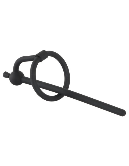 Plug d'urètre percé Play Stop 10.5cm - Diamètre 6mm