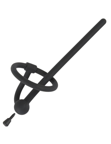 Plug d'urètre percé Play Stop 10.5cm - Diamètre 6mm