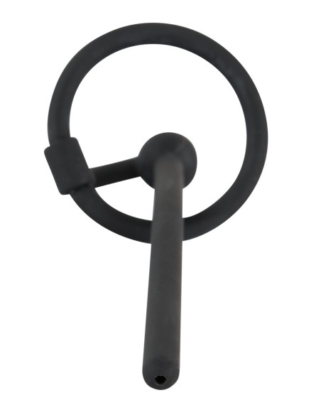 Plug d'urètre percé Play Stop 10.5cm - Diamètre 6mm