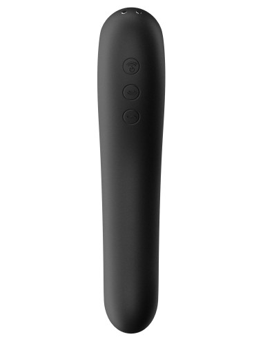 Stimulateur de clitoris Dual Kiss Satisfyer Noir