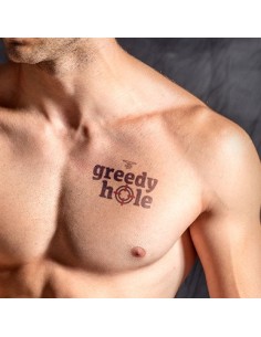 Tatouage éphémère GREEDY HOLE 10 x 10cm