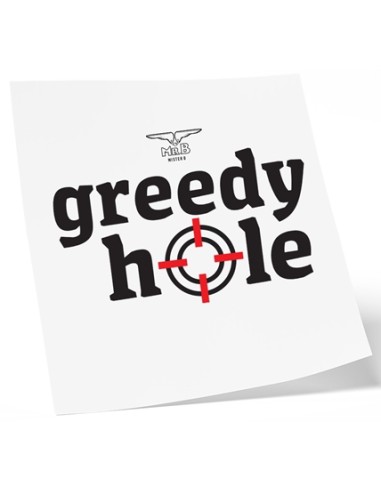 Tatouage éphémère GREEDY HOLE 10 x 10cm