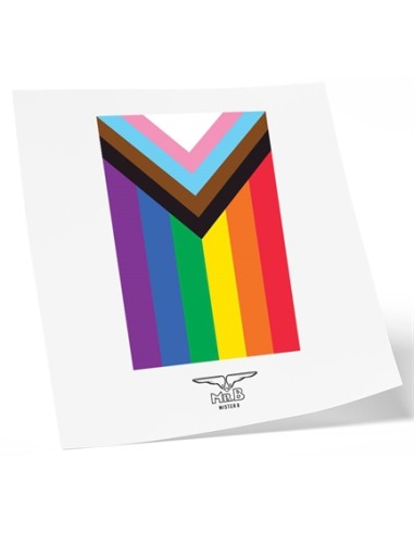 Tatouage éphémère PRIDE FLAG 10 x 10cm