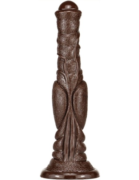 Gode Monster Dog Long 26 x 6cm Marron foncé