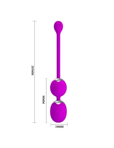 Boules de Geisha Vibrantes Werner Violettes - 3.4 cm