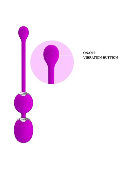 Boules de Geisha Vibrantes Werner Violettes - 3.4 cm