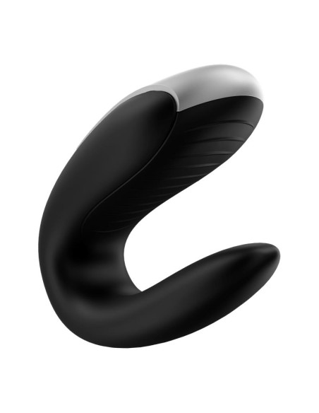 Double stimulateur connecté Double Fun Satisfyer Noir Double stimulateur connecté Double Fun Satisfyer Noir