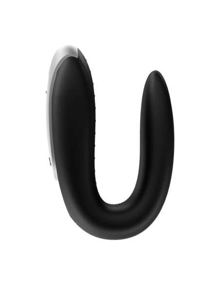 Double stimulateur connecté Double Fun Satisfyer Noir Double stimulateur connecté Double Fun Satisfyer Noir