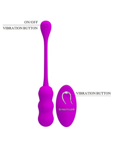 Oeuf vibrant Leshy Pretty Love 7 x 2.8cm Violet