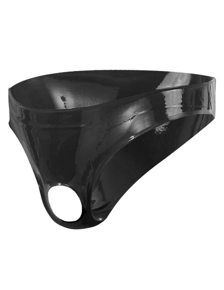 Slip en latex avec Ouverture à l'avant