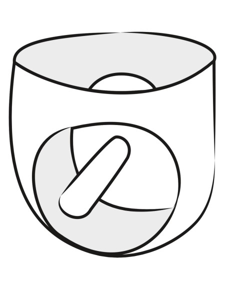 Slip en latex avec Gode 14.5 x 3cm