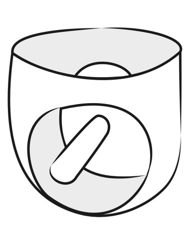 Slip en latex Gode 13 x 4cm