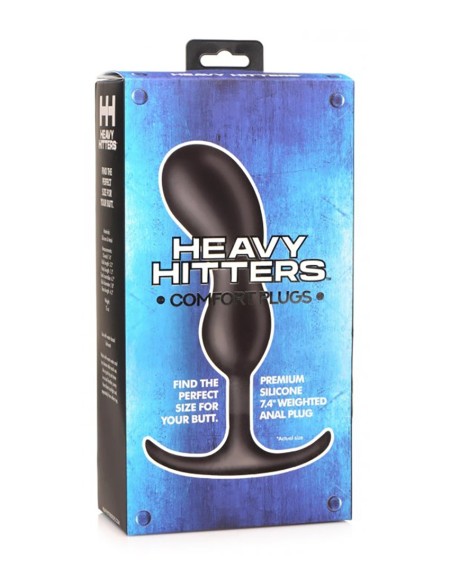Plug en silicone Hitters Duo L 17 x 4.6cm - Poids 340g