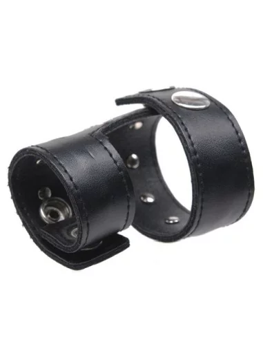 Electro Cockring Cuir