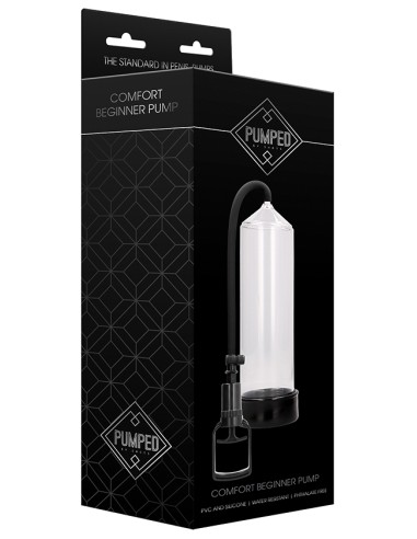 Pompe à pénis Comfort Beginner 23 x 6cm Transparente