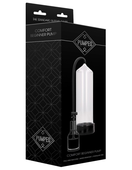 Pompe à pénis Comfort Beginner 23 x 6cm Transparente