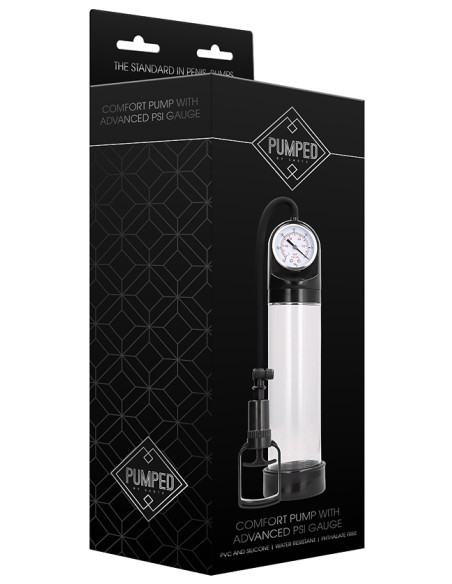 Pompe à pénis avec Jauge Comfort Pump 21 x 6cm